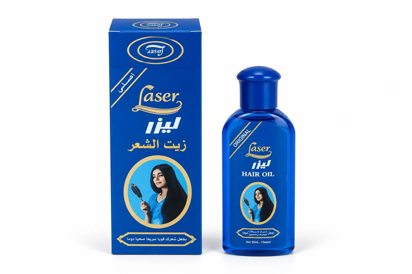 زيت شعر توب ليزر صغير